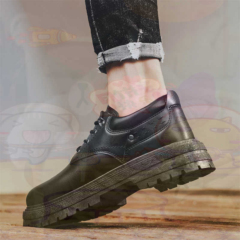 Luxury Lifestyle Brands - Dark Natural Leather Fashion Trainers Tennis