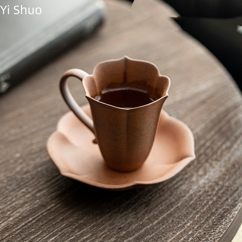 Handmade Ceramic Mug - Coarse Pottery Old Rock Clay Tea