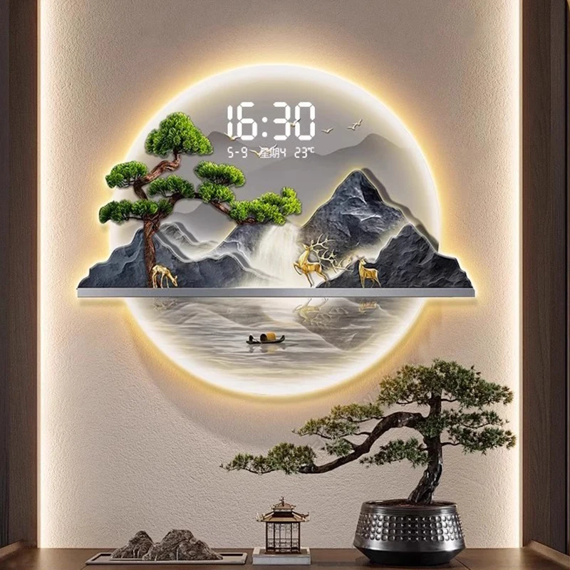 Chinese Style Design Wall Cloc - Luxury Lifestyle Design 评论和价格