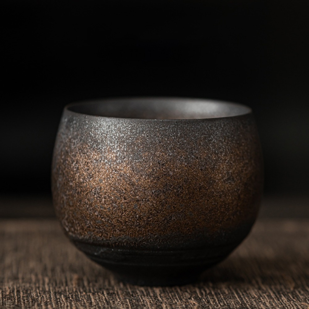 Kung Fu Tea Set Japanese Stone - Handmade Ceramic Mug 评论和价格