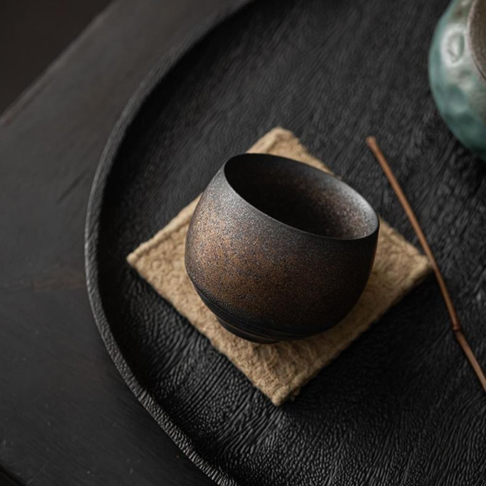 Kung Fu Tea Set Japanese Stone - Handmade Ceramic Mug 评论和价格