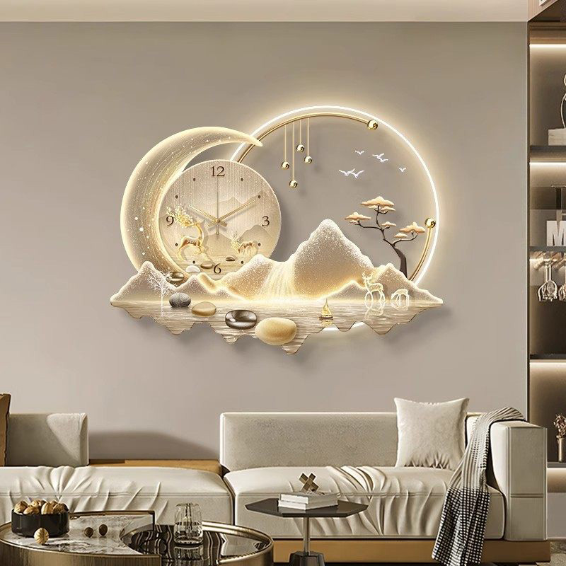 Art Mural Led Clock Wall Luxur - Luxury Lifestyle Design 评论和价格