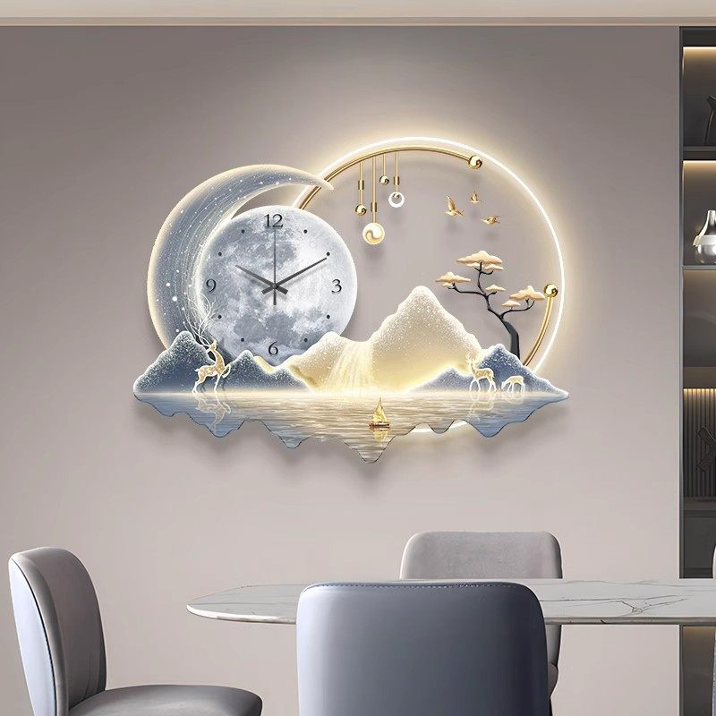 Art Mural Led Clock Wall Luxur - Luxury Lifestyle Design 评论和价格