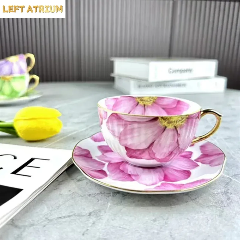 Vintage Floral Ceramic Coffee  - Handmade Ceramic Mug 评论和价格