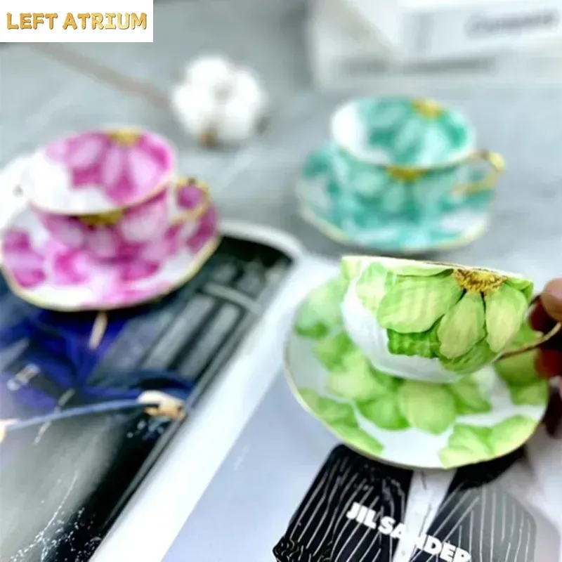 Vintage Floral Ceramic Coffee  - Handmade Ceramic Mug 评论和价格