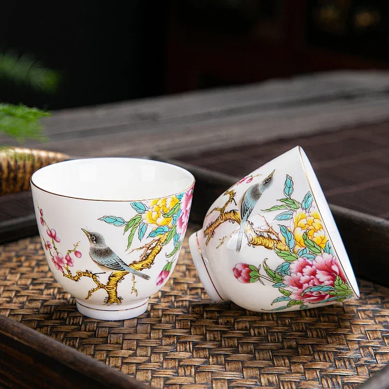 1pc Chinese Ceramic Teacup Han - Handmade Ceramic Mug 评论和价格