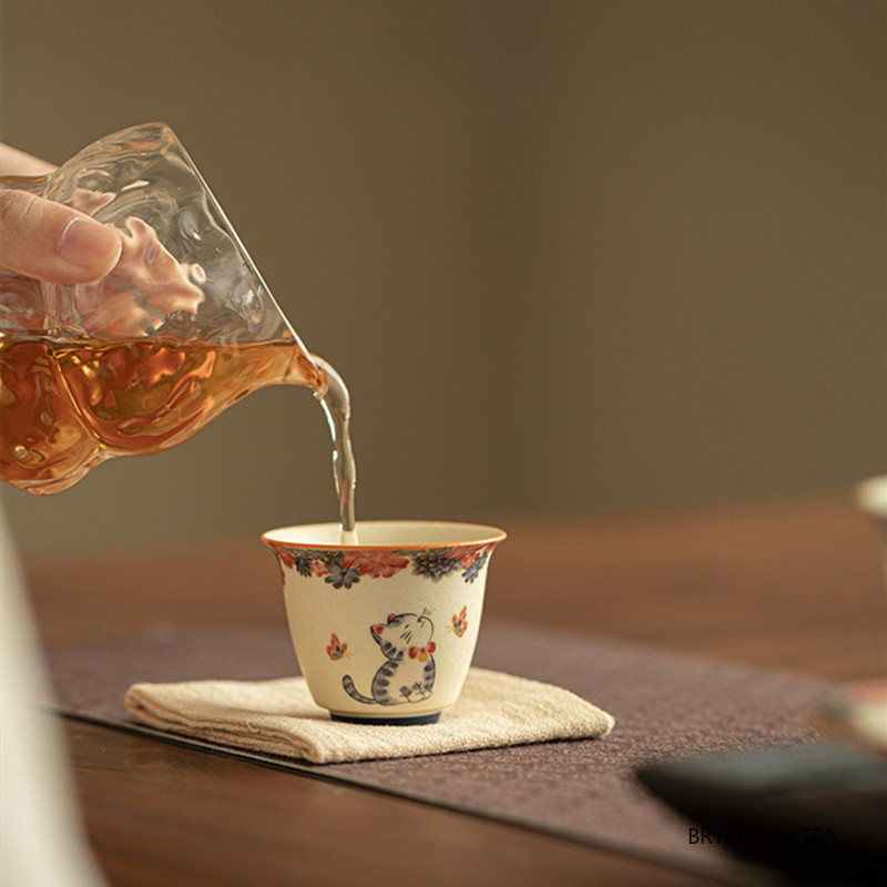 1 Pc Chinese Vintage Ceramic T - Handmade Ceramic Mug 评论和价格