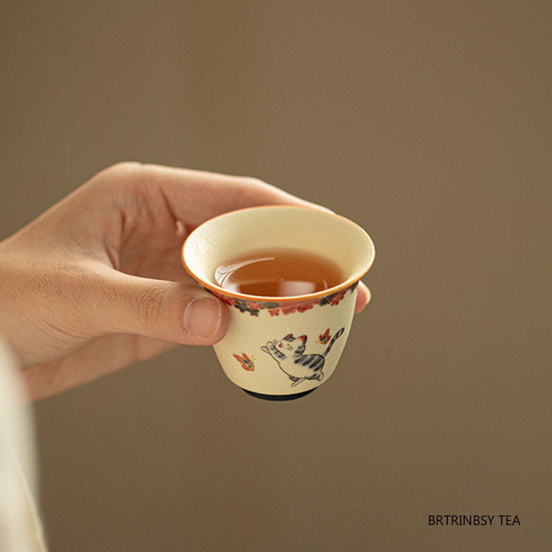 1 Pc Chinese Vintage Ceramic T - Handmade Ceramic Mug 评论和价格