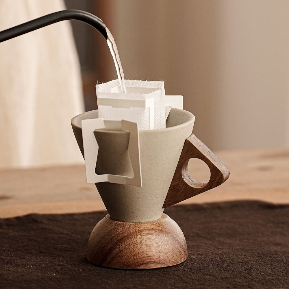 Coarse Ceramic Triangular Cone - Handmade Ceramic Mug 评论和价格